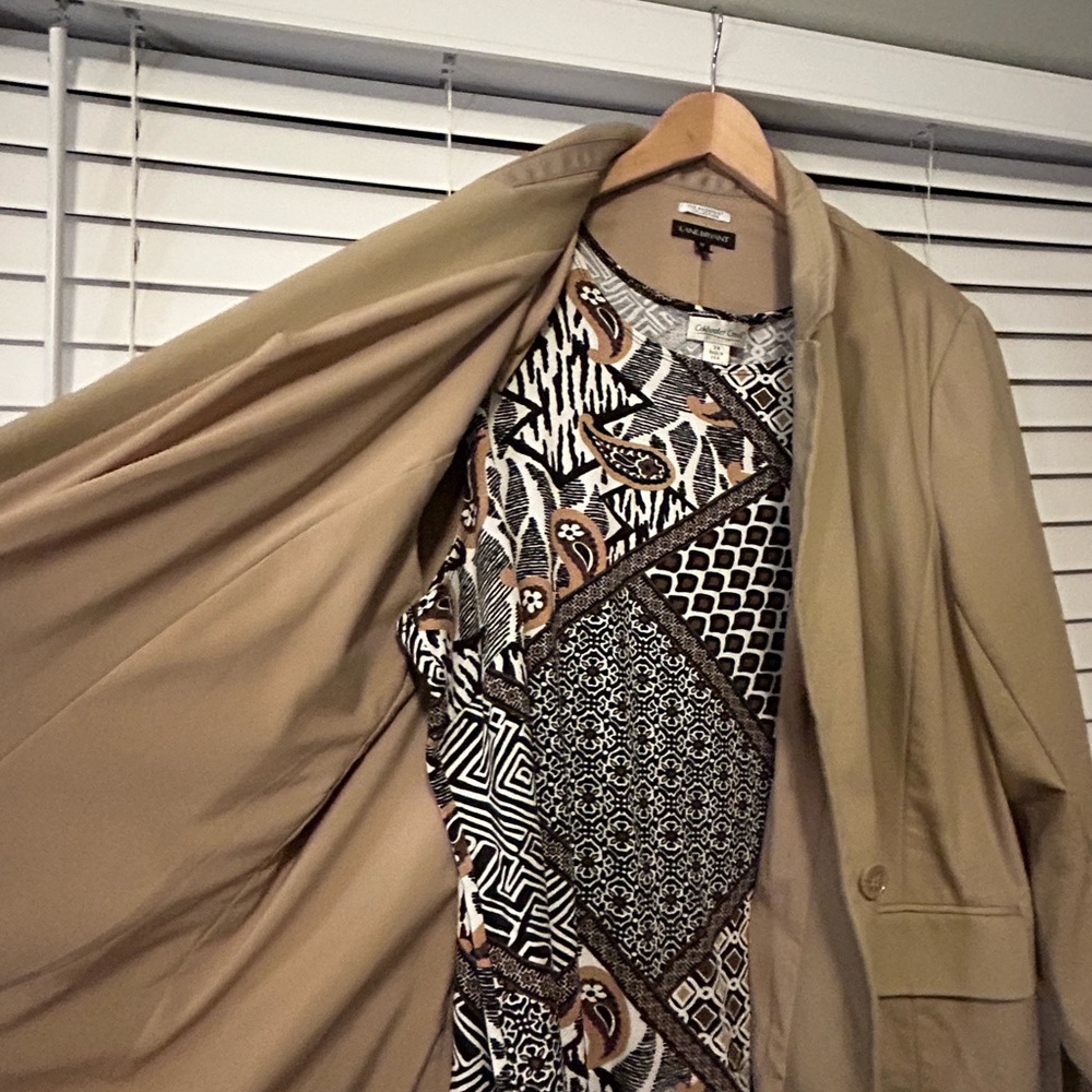 Jacket/sleeveless top combo size 26/28, 3X